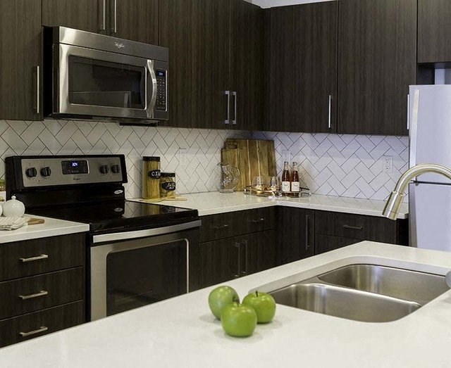 Elegant Backsplashes In Kitchen at Parc West Apartments, Draper, 84020