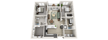 B1 2Bed_2Bath at Parc West Apartments, Draper, UT