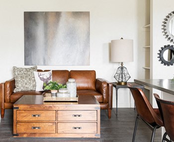 Sofa and A Lamp at Rivulet Apartments, American Fork