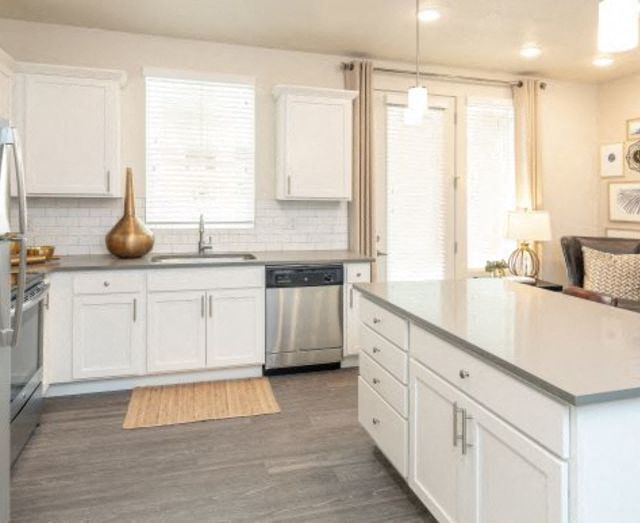 Granite Countertop Kitchen Granite Countertop Kitchen at Rivulet Apartments, American Fork, Utah