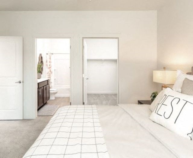 Main Bedroom with Private Bath at Rivulet Apartments, American Fork, UT, 84003