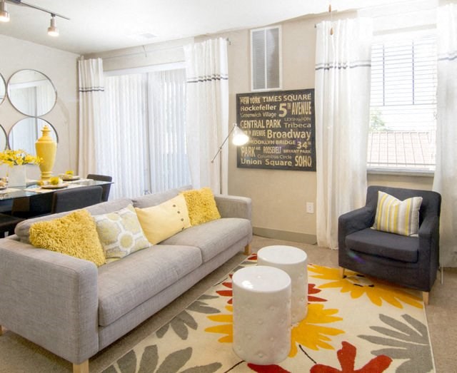 Modern Living Room at San Marino Apartments, South Jordan, Utah