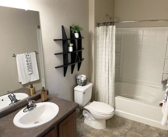 Luxurious Bathroom with Tub & Shower  at San Marino Apartments, South Jordan, Utah