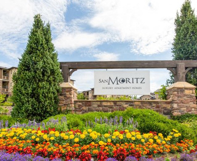 Welcoming Property Entrance Sign at San Moritz Apartments, Midvale, 84047