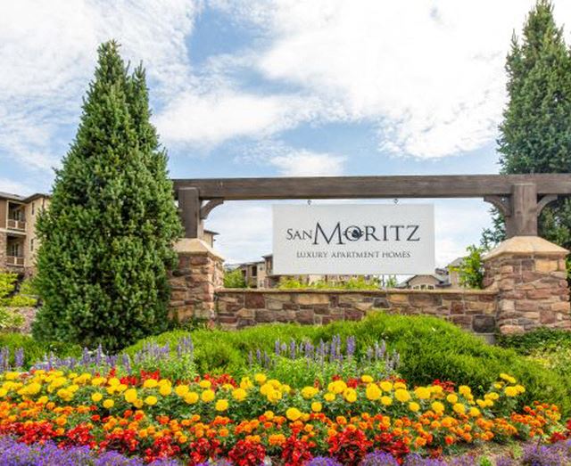Welcoming Property Entrance Sign at San Moritz Apartments, Midvale, 84047 - Photo Gallery 1