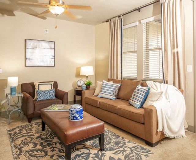 Modern Living Room at San Moritz Apartments, Midvale, Utah