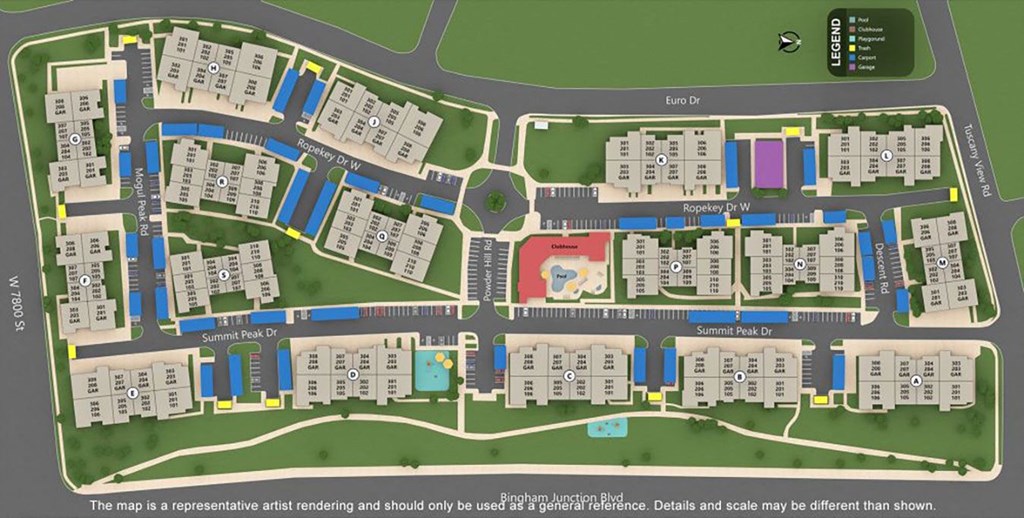 Property Map at San Moritz Apartments, Midvale, UT, 84047