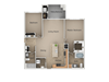 2 Bedroom 2 Bathroom Floor Plan 2 Bedroom 2 Bathroom Floor Plan at San Moritz Apartments, Midvale