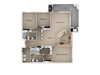 Three Bed Two Bath Floor Plan Three Bed Two Bath Floor Plan at San Moritz Apartments, Utah, 84047
