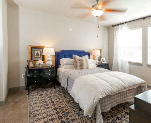 Bedroom With Plenty Of Natural Lights at San Tropez Apartments & Townhomes, South Jordan, UT