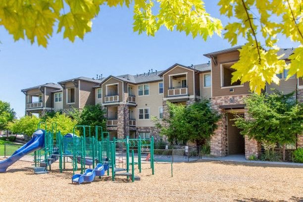 Outdoor Play Area at San Tropez Apartments & Townhomes, South Jordan, UT, 84095