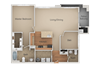 1Bed_1Bath Den 1Bed_1Bath Den at San Tropez Apartments & Townhomes, South Jordan, 84095