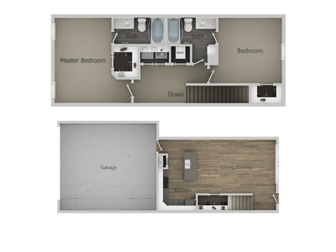 2Bed_2Bath Townhome at San Tropez Apartments & Townhomes, Utah