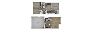 3Bed_2Bath Townhome at San Tropez Apartments & Townhomes, South Jordan, UT