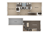 2 bedroom 2 bath Floor Plan 2 bedroom 2 bath Floor Plan at Talavera at the Junction Apartments & Townhomes, Midvale, UT