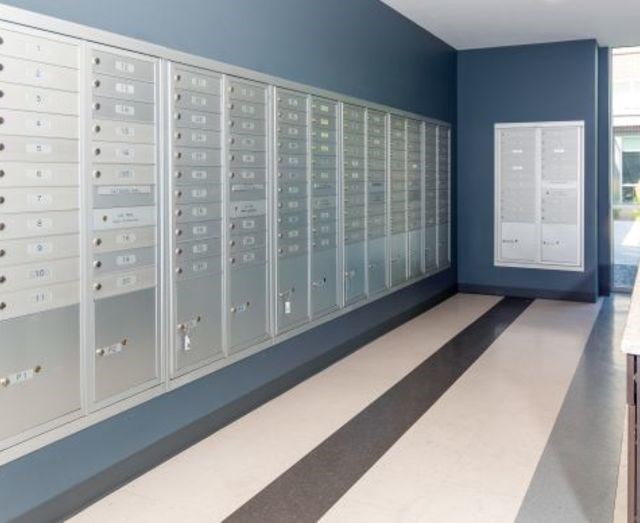 Indoor Mail Center at 600 Lofts Apartments, Utah