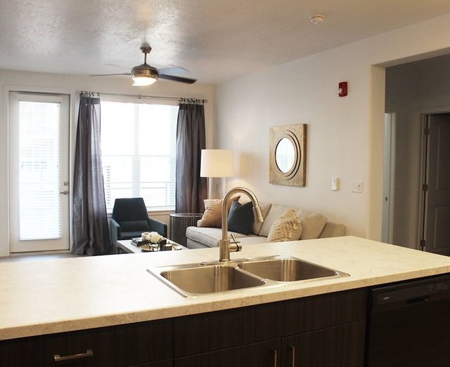 Stainless Steel Sink With Faucet In Kitchen at Arcadia, Utah, 84070