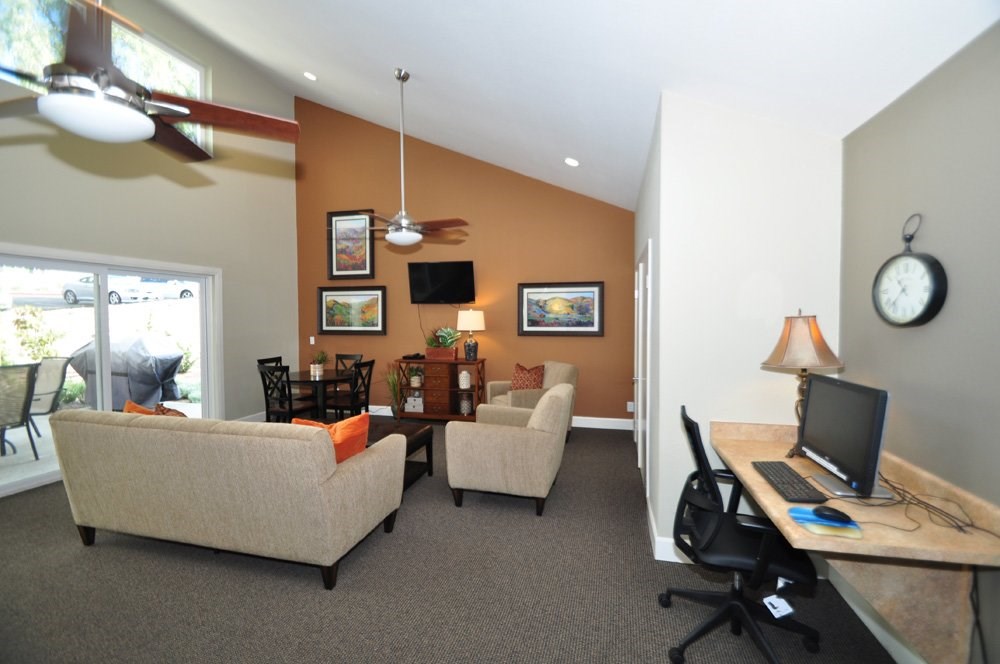 Welcome to Our Community Room at Peppertree Senior Apartments  - Spring Valley, CA 91977