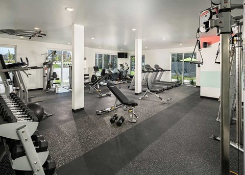Fitness Center at Veranda Apartments, Draper