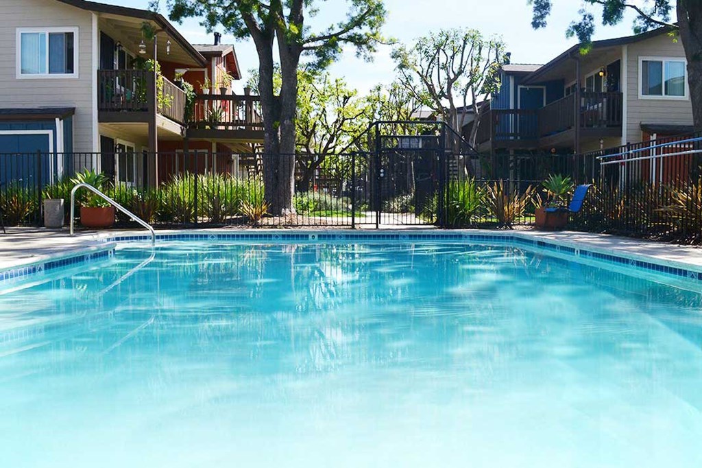 Swimming Pool at Village Grove Apartments, Escondido, CA