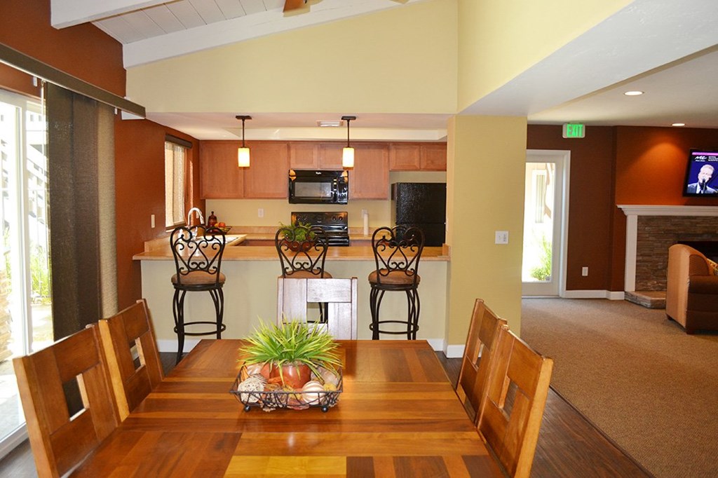 Resident Community Room at Village Grove Apartments, Escondido, 92025