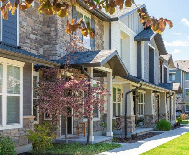 Elegant Exterior View at Parc at Day Dairy Apartments and Townhomes, Draper, UT, 84020