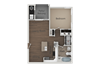1 Bed 1 Bath Floor Plan 1 Bed 1 Bath Floor Plan at Parc at Day Dairy Apartments and Townhomes, Draper, 84020