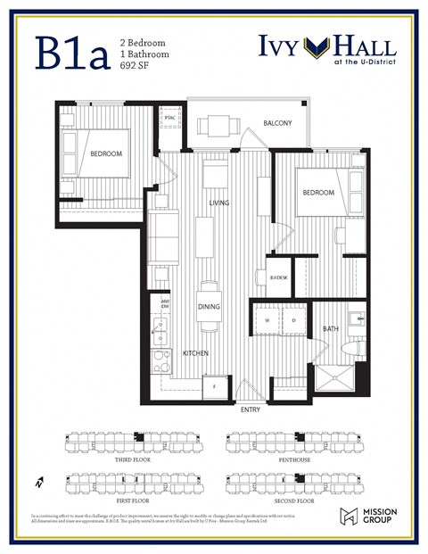 2b1b - 692 SF