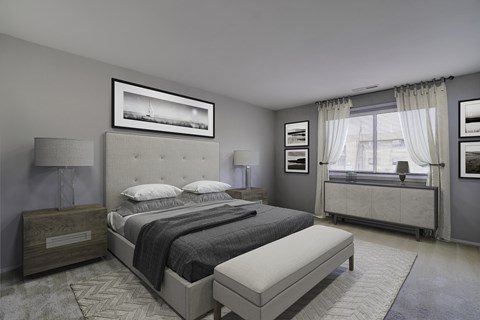 Large Bedroom at The District at Forestville Apartments , Forestville
