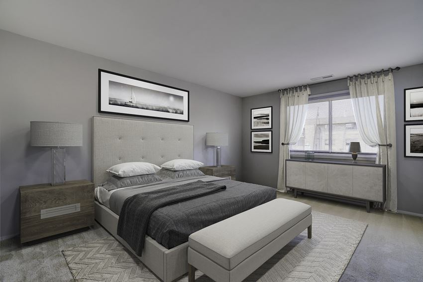 Large Bedroom Large Bedroom at The District at Forestville Apartments, ZPM , Forestville - Photo Gallery