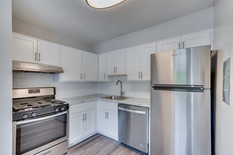 Stainless Steel Refrigerator at Walker Mill Apartments, District Heights, Maryland