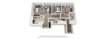 Floor plans of an apartment home in Philadelphia, PA