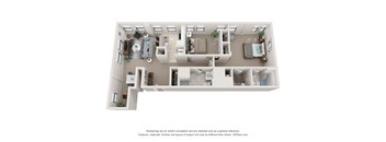 Floor plans of an apartment home in Philadelphia, PA
