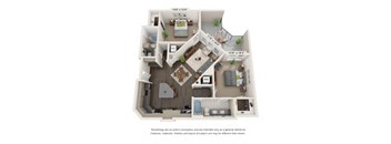 a 1 bedroom floor plan  villas at spring creek