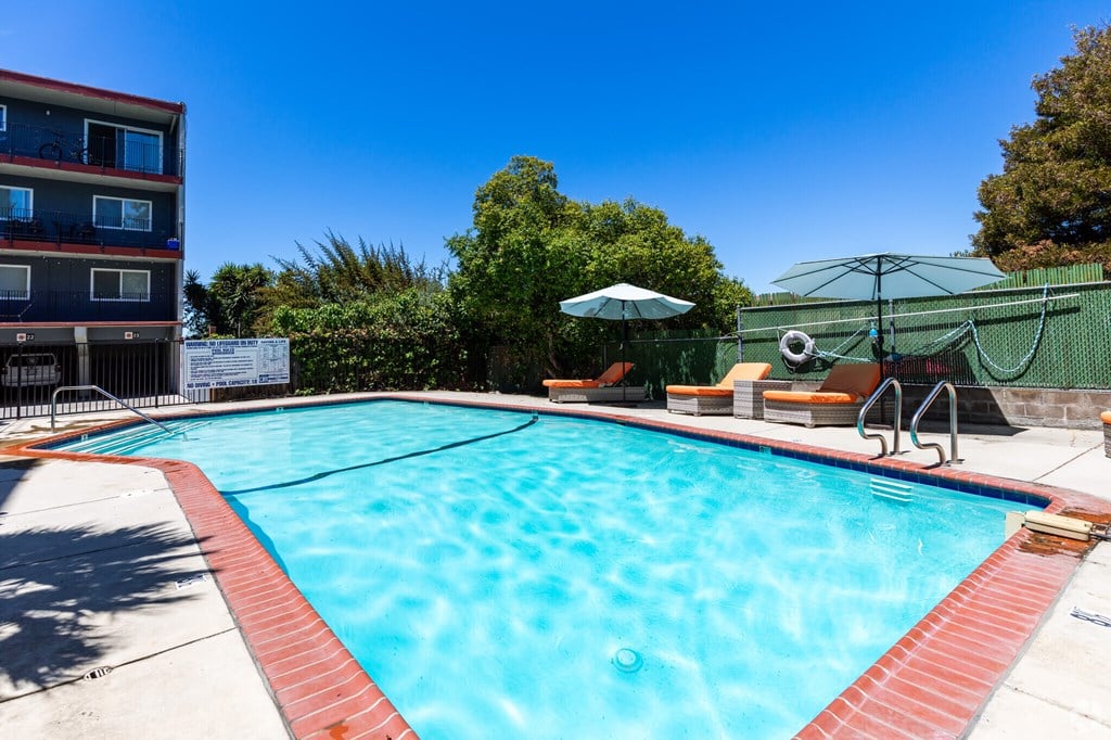 Pool and lounge area.