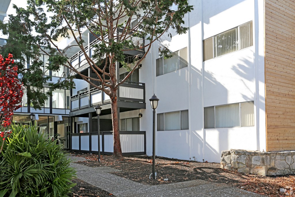 Garden style walkway patios and balconies
