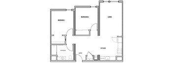 a black and white floor plan of a house