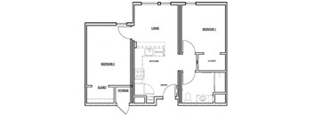 a floor plan of a house