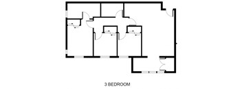 a floor plan of a house with a bedroom and a living room