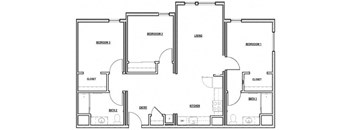 a floor plan of a house