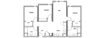 a floor plan of a house