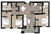 Floor Plan 3 Bedroom Type A