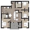 Floor Plan 4 Bedroom