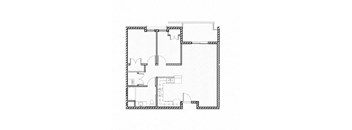 2 Bedroom 2 FloorPlan