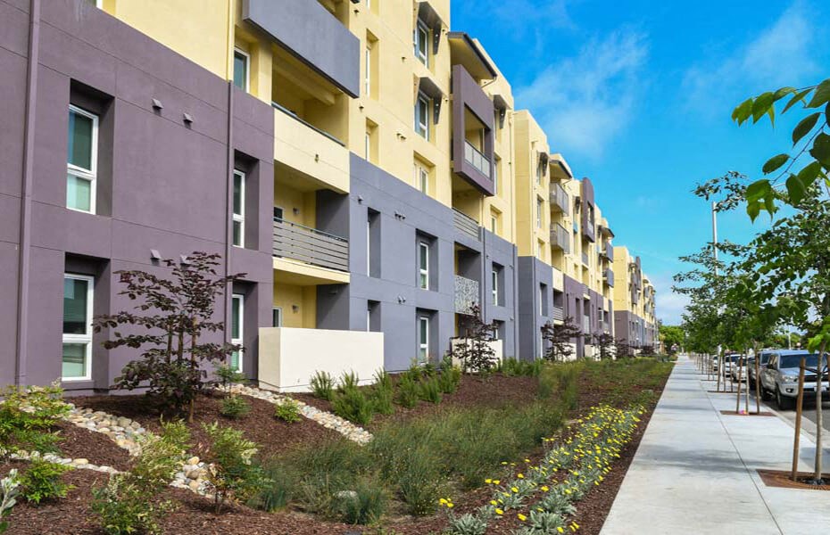 Alexander Station Sidewalk View