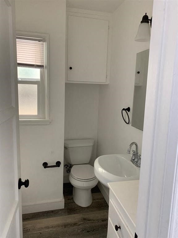 Bathroom with toilet and sink
