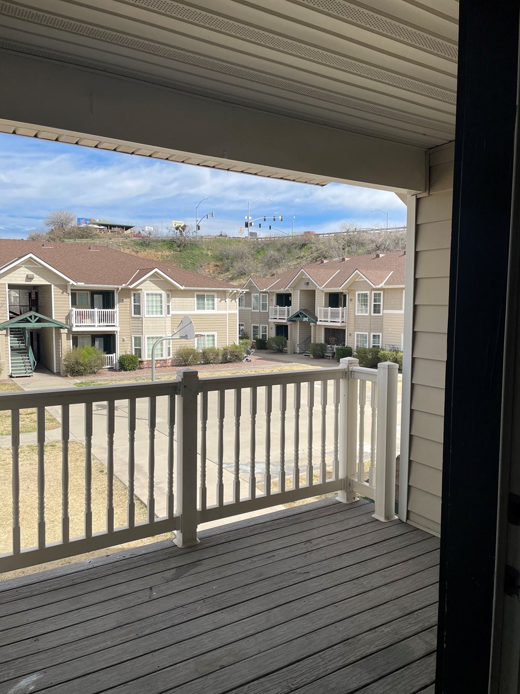 the view from our balcony