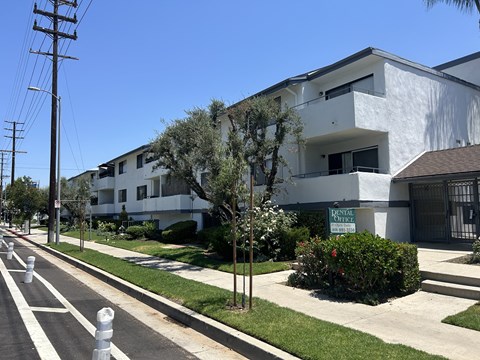 the building where the apartment is located