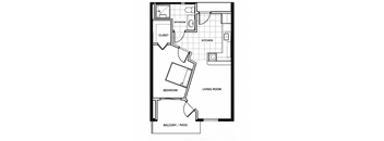 A black and white image of a floor plan of a house.