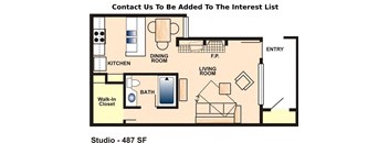 a floor plan of a home
